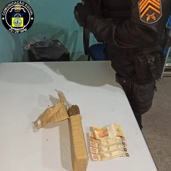 Dois jovens foram presos por suspeita de tráfico de drogas em Volta Redonda