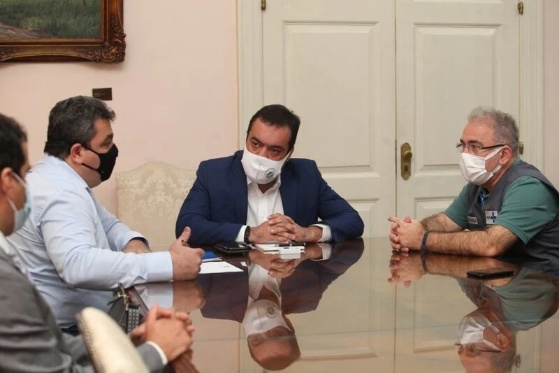 Governador Cláudio Castro se reúne com ministros da Saúde e do Turismo