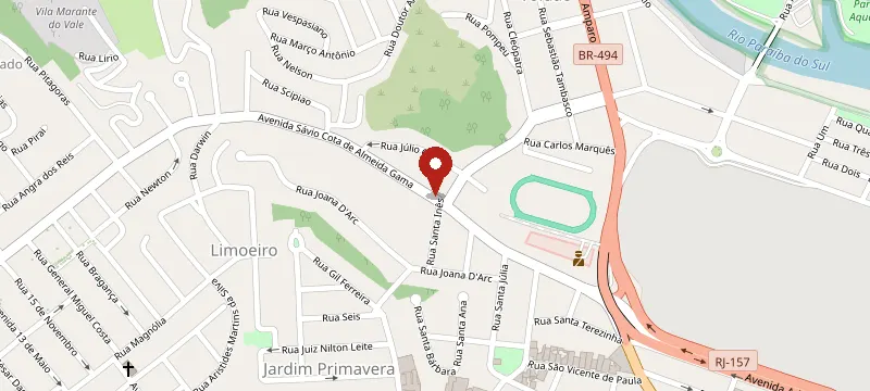 Mapa: Refricar, Avenida Sávio Gama, Nº 502, Volta Redonda - RJ, 27283-527